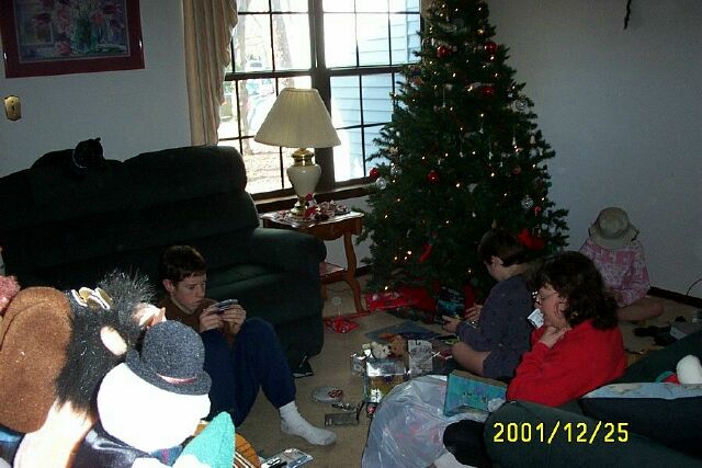 Kids playing with their Christmas toys