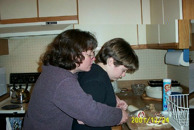 Catherine ponders decoration