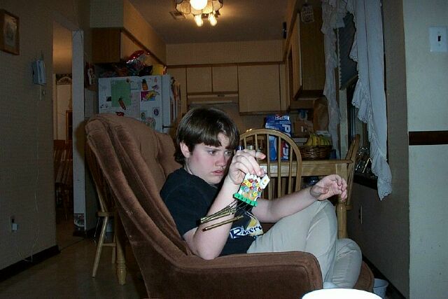 Catherine ponders decoration