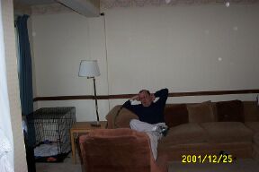 Cha watching footbal